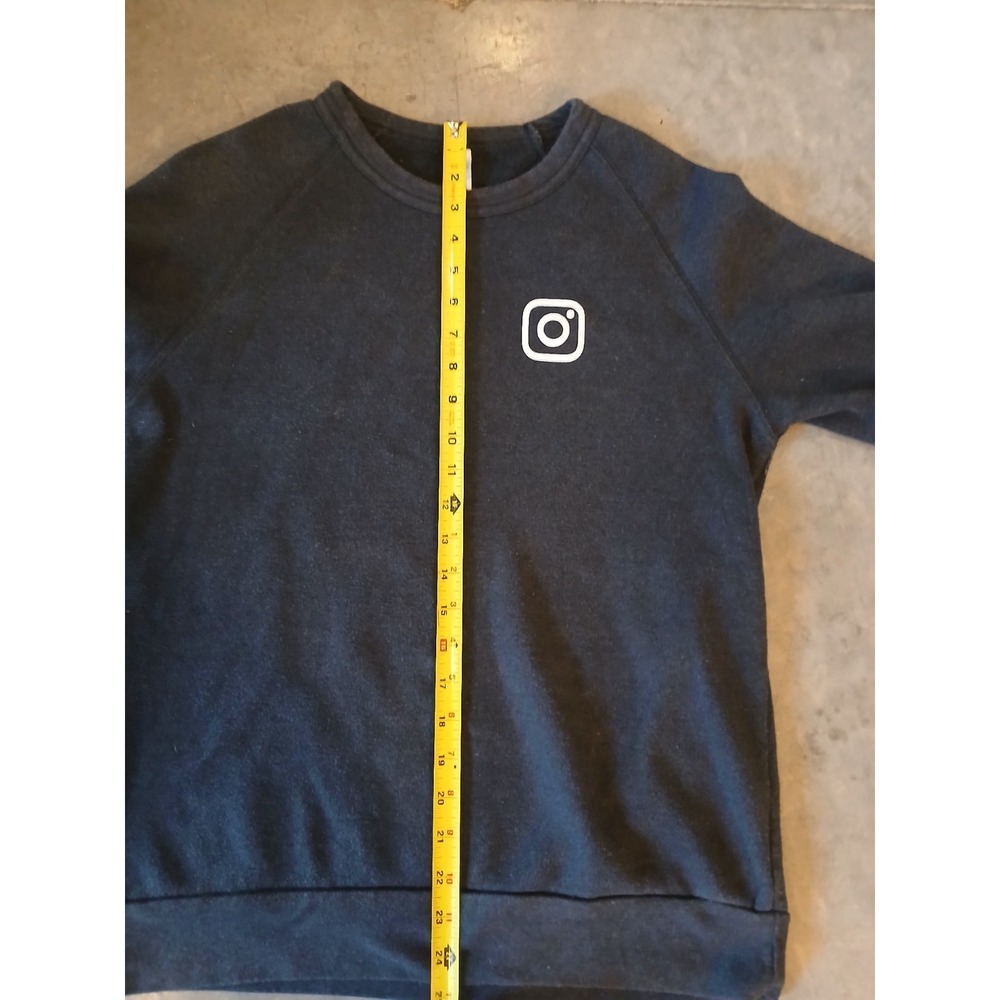 Alternative Apparel Instagram Sweatshirt Crewneck Gray unisex Medium - Picture 7 of 8
